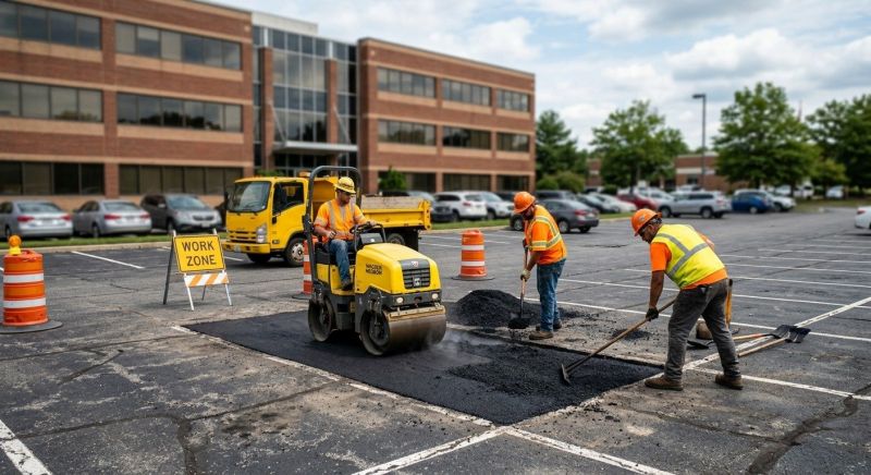 Asphalt Parking Lot Repair in San Diego, CA