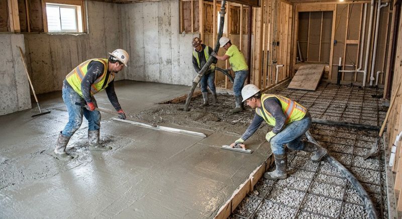 Concrete Basement Pouring in Fredericksburg, VA