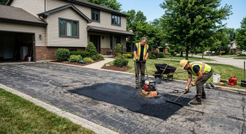 Driveway Blacktop Repair in Los Angeles, CA