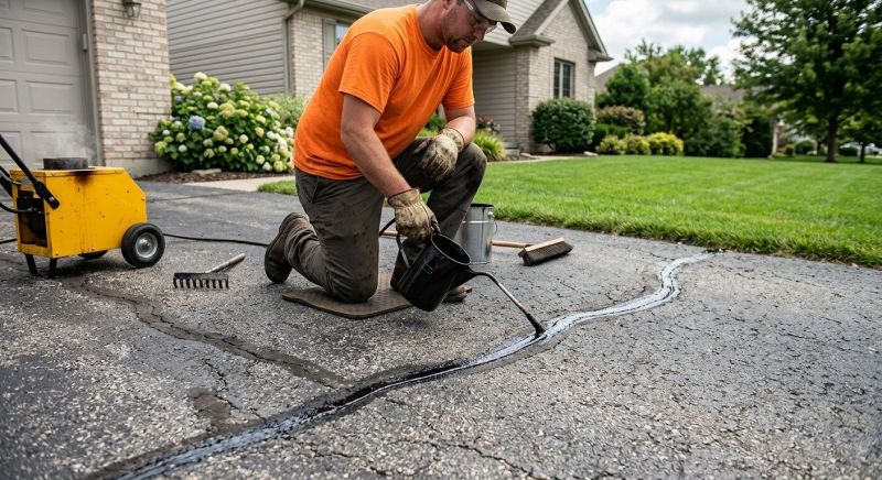 Road Crack Repair in Los Angeles, CA