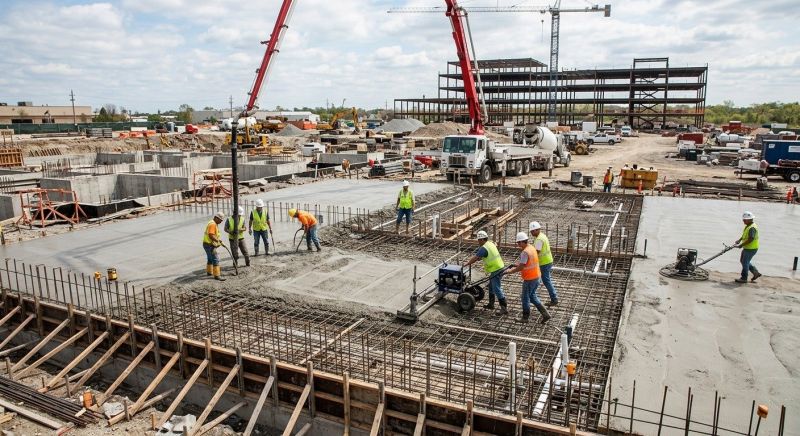 Commercial Slab Construction in Rockville, MD